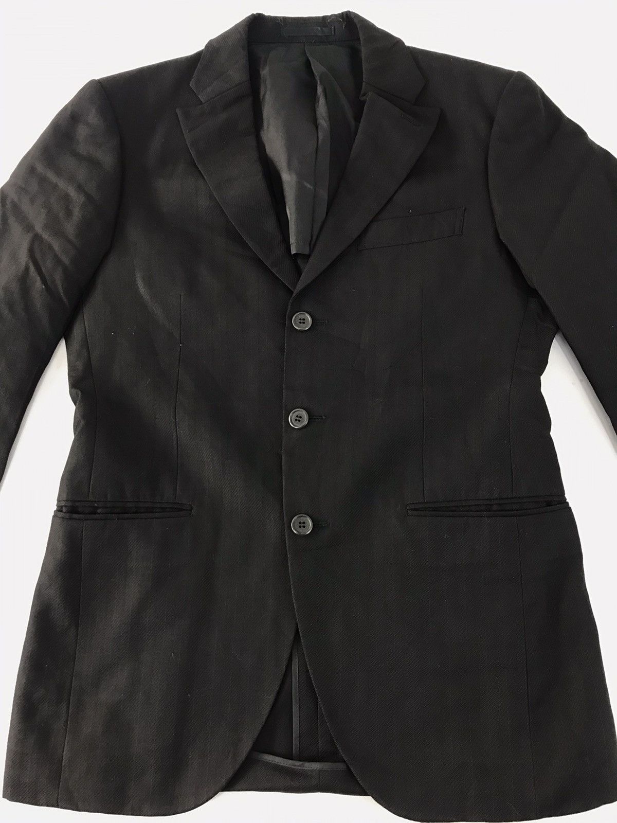 Kansai Yamamoto × Vintage Kansai Yamamoto Homme Jacket Blazer Coat K1115j Size 44R - 3 Thumbnail