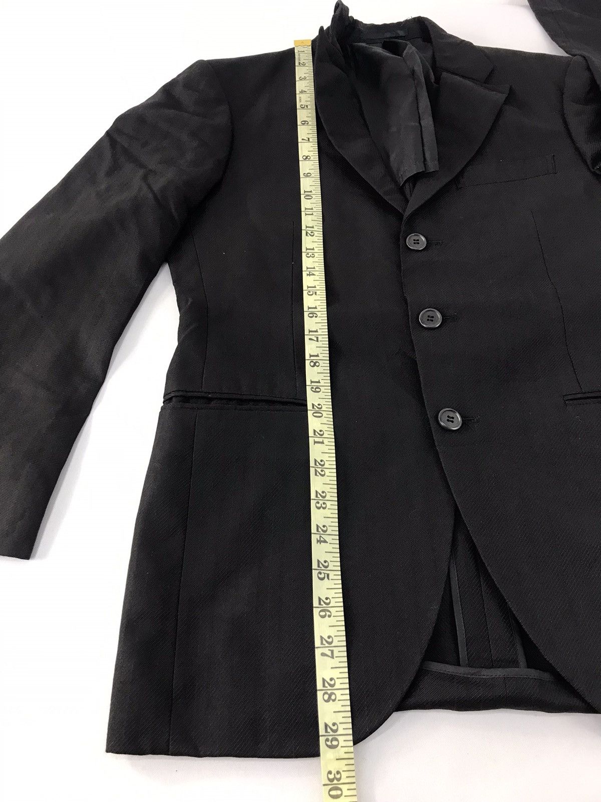 Kansai Yamamoto × Vintage Kansai Yamamoto Homme Jacket Blazer Coat K1115j Size 44R - 10 Thumbnail