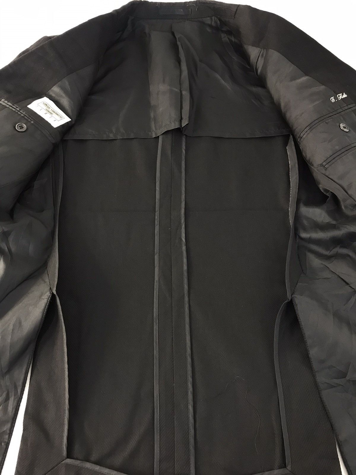 Kansai Yamamoto × Vintage Kansai Yamamoto Homme Jacket Blazer Coat K1115j Size 44R - 4 Thumbnail