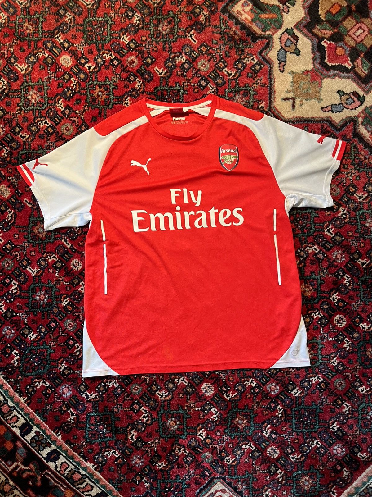 No8 Ramsey Red Home Long Sleeves Jersey