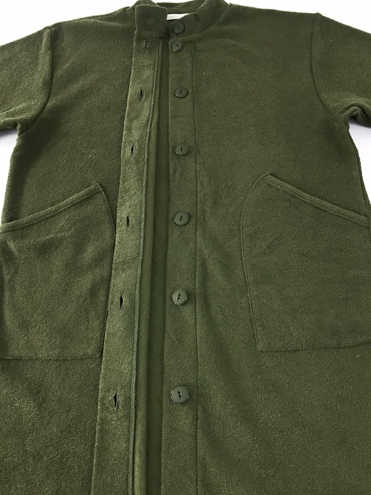 Japanese Brand Ile Saint Louis Long Jacket Coat Parka Wool Button Up K1112j Size US L / EU 52-54 / 3 - 3 Thumbnail