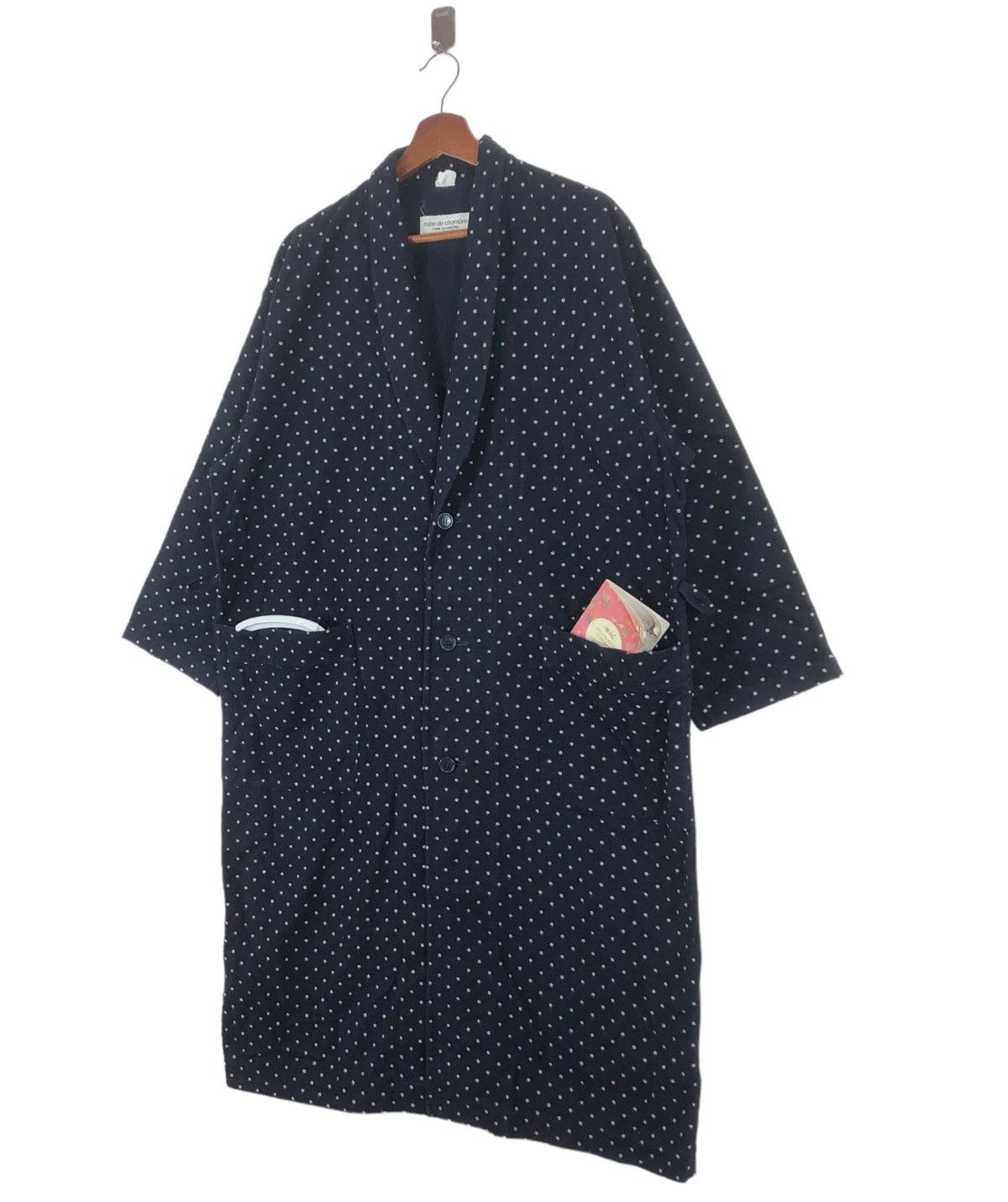 Comme des Garcons × Comme des Garcons Homme × Comme des Garcons Homme Plus COMME des GARCONS Robe De Chambre Polka Dot Size US L / EU 52-54 / 3 - 2 Thumbnail