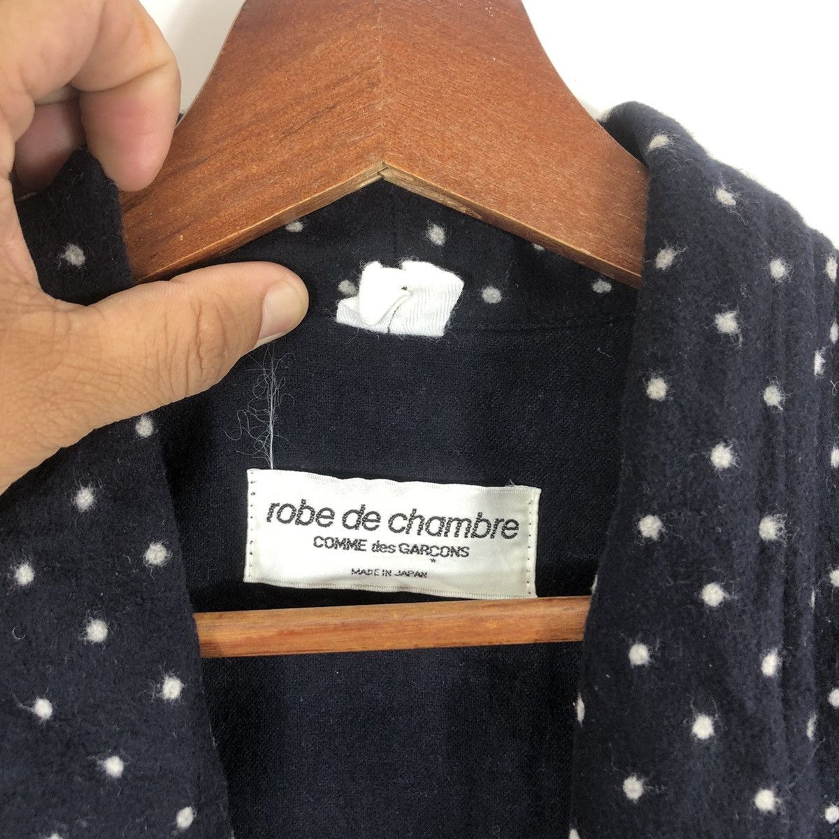 Comme des Garcons × Comme des Garcons Homme × Comme des Garcons Homme Plus COMME des GARCONS Robe De Chambre Polka Dot Size US L / EU 52-54 / 3 - 9 Thumbnail