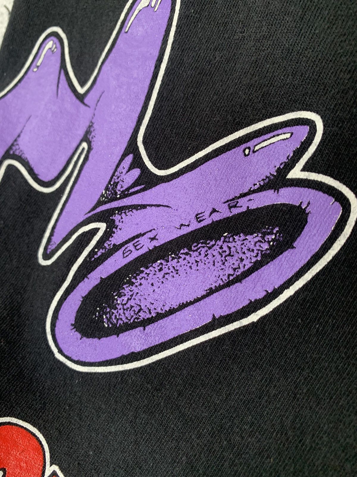 Vintage Vintage 90s Sexwear Wrap That Rascal Sperm Condom T-Shirt Size US L / EU 52-54 / 3 - 4 Thumbnail