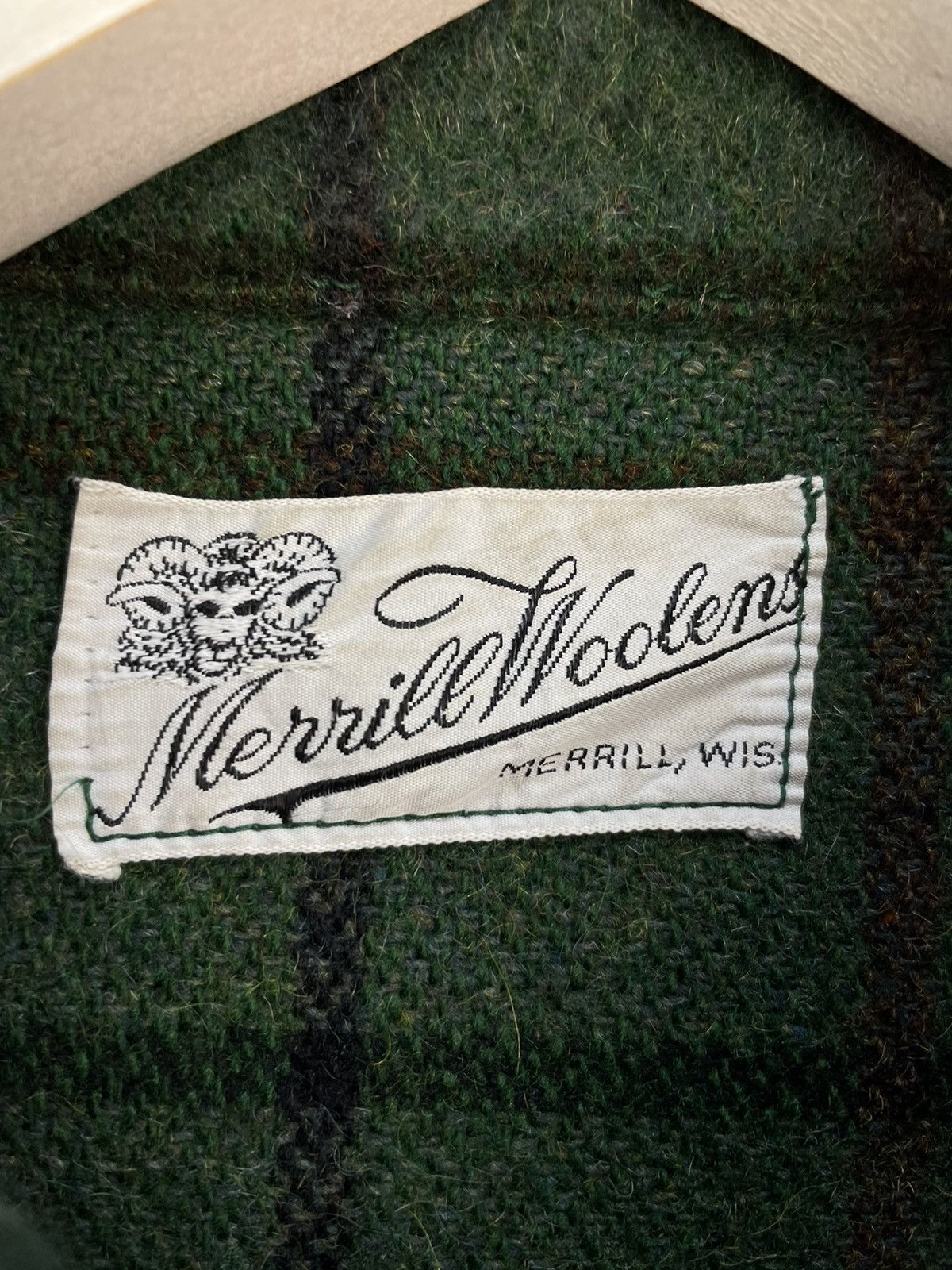 Vintage Vintage 50s Merrill woolens wool flannel shirt Size US XL / EU 56 / 4 - 4 Thumbnail