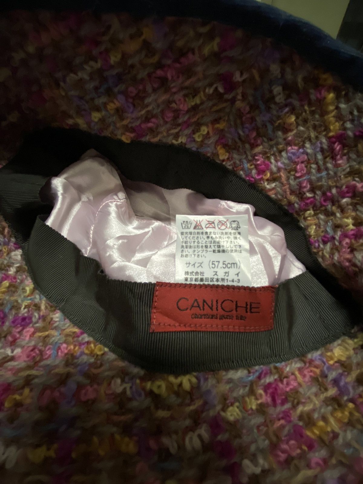 Other CANICHE CROCHET BUCKET HAT MULTICOLOUR DESIGN Size ONE SIZE - 8 Thumbnail