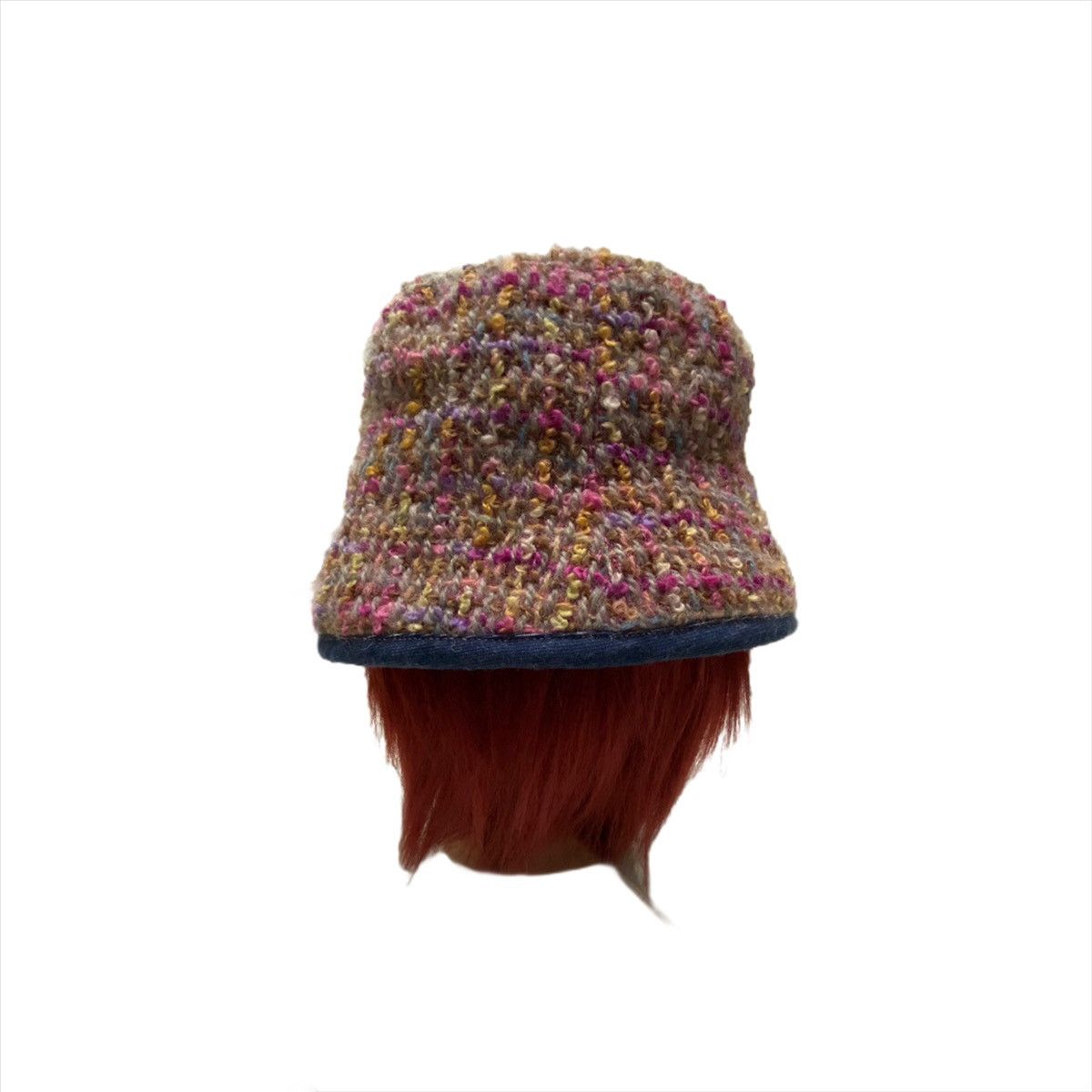 Other CANICHE CROCHET BUCKET HAT MULTICOLOUR DESIGN Size ONE SIZE - 3 Thumbnail