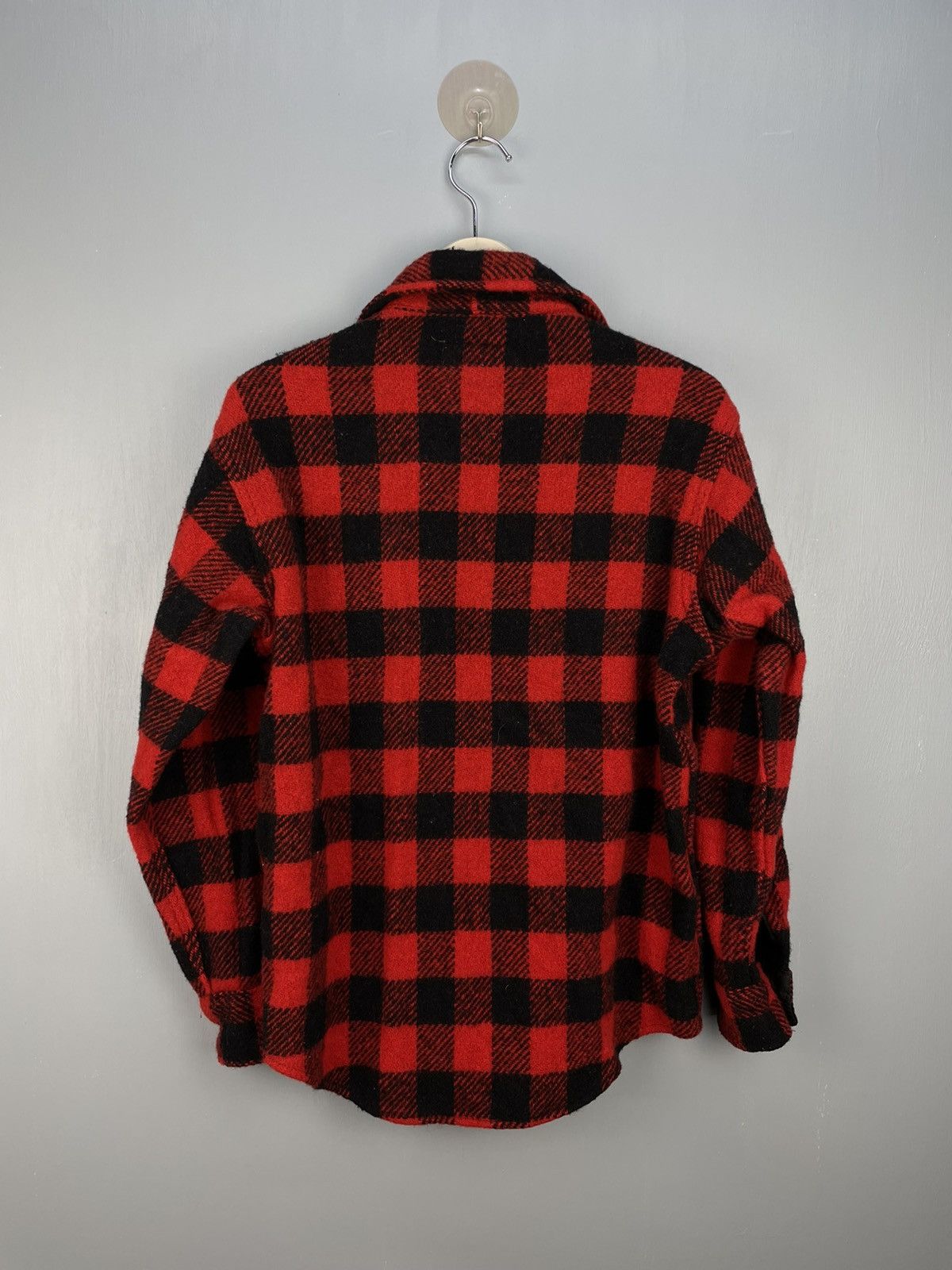 Vintage Vintage Melton wool flannel shirt Size US M / EU 48-50 / 2 - 2 Thumbnail