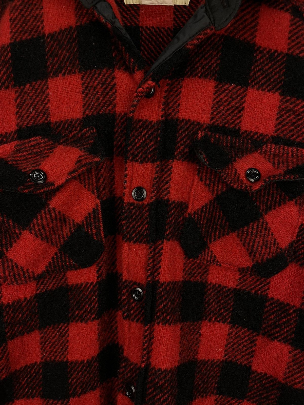 Vintage Vintage Melton wool flannel shirt Size US M / EU 48-50 / 2 - 4 Thumbnail