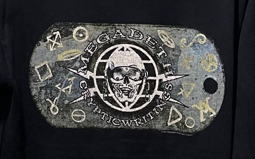 Band Tees × Megadeth × Vintage Vintage MegaDeth Tour 1997 Z4 Size US M / EU 48-50 / 2 - 2 Thumbnail