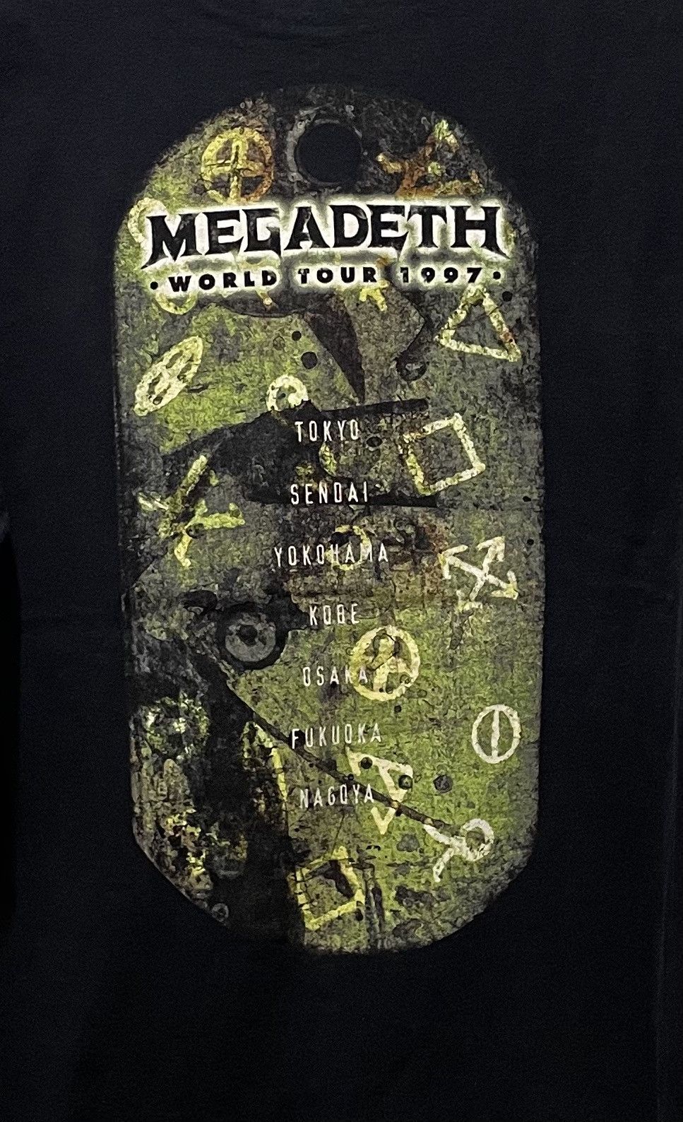 Band Tees × Megadeth × Vintage Vintage MegaDeth Tour 1997 Z4 Size US M / EU 48-50 / 2 - 4 Thumbnail