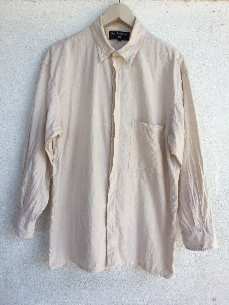 Karl Lagerfeld Karl Lagerfeld Button Up Shirt Size US L / EU 52-54 / 3 - 1 Thumbnail