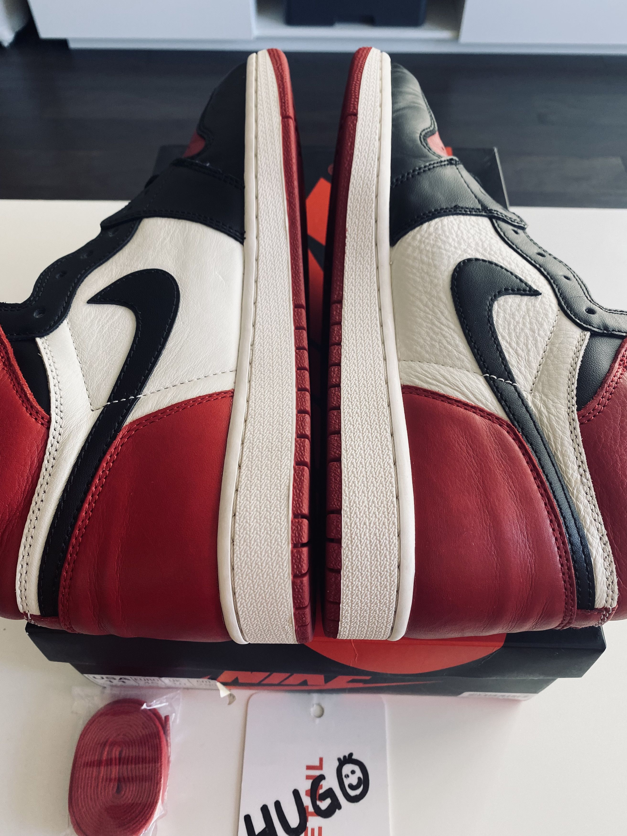 Jordan Brand Air Jordan 1 High Bred Toe Size US 11 / EU 44 - 3 Thumbnail