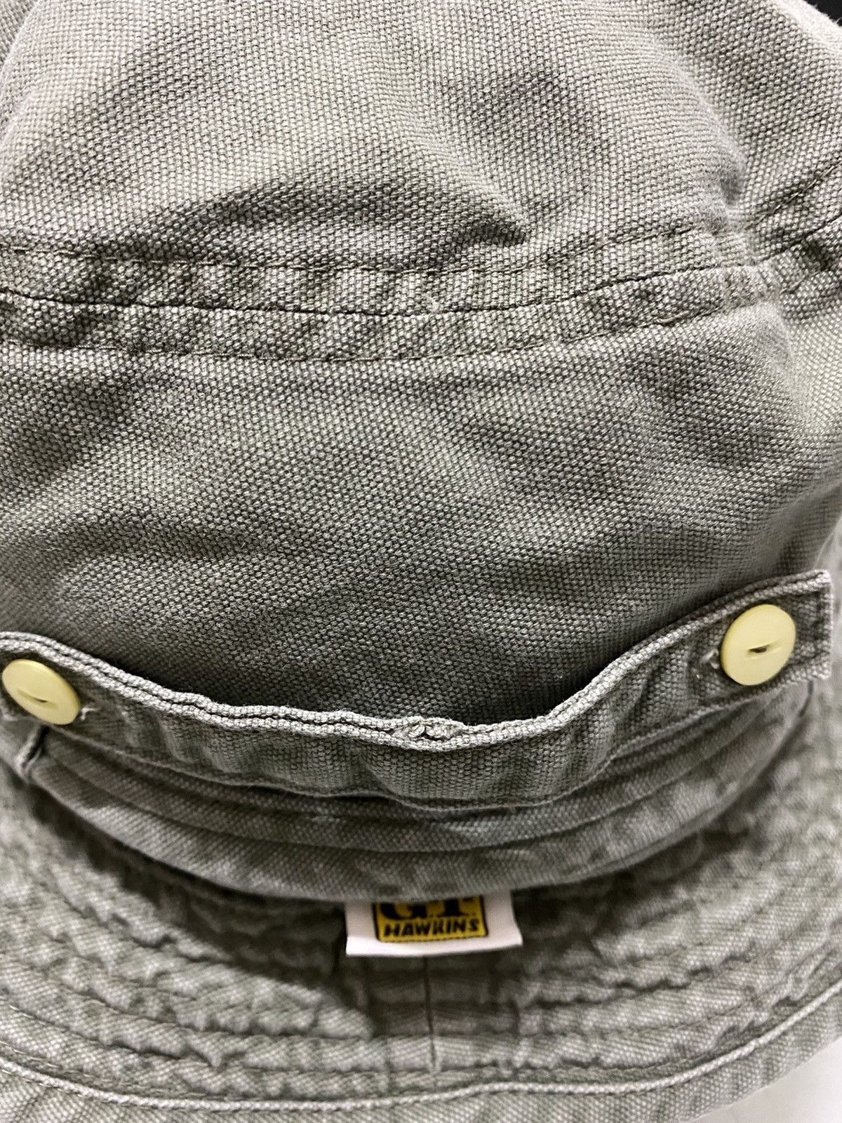 Japanese Brand GT HAWKINS ARMY GREEN FADDED BUCKET HAT Size ONE SIZE - 6 Thumbnail
