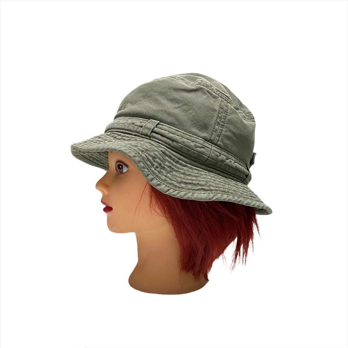 Japanese Brand GT HAWKINS ARMY GREEN FADDED BUCKET HAT Size ONE SIZE - 4 Thumbnail