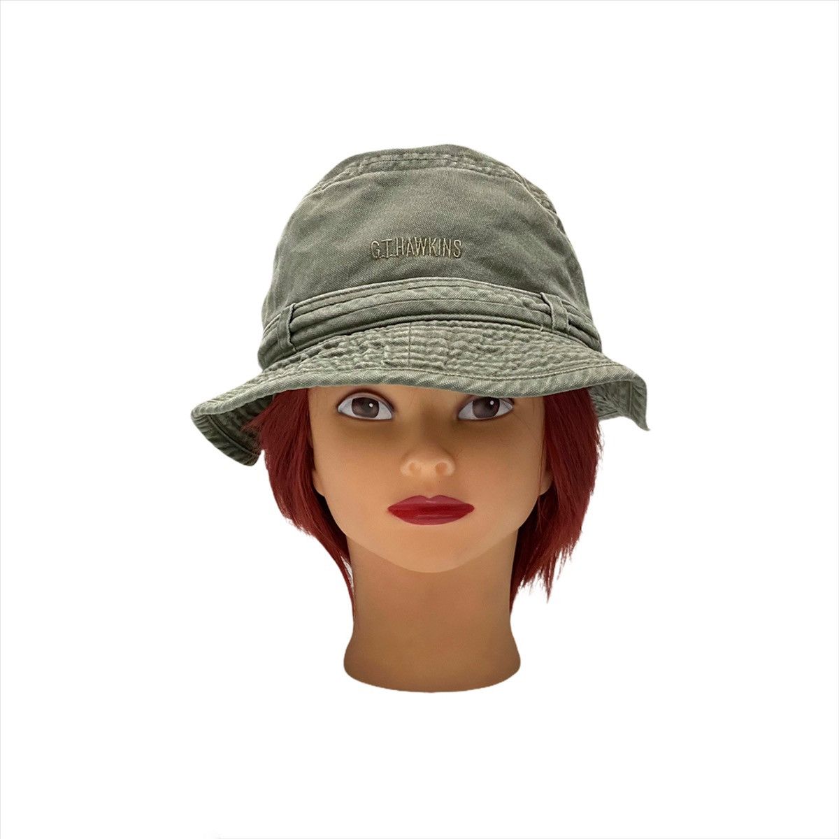 Japanese Brand GT HAWKINS ARMY GREEN FADDED BUCKET HAT Size ONE SIZE - 2 Thumbnail