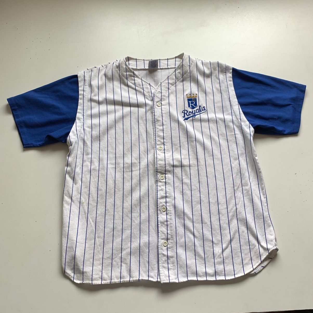 Vintage Vintage 90s Kansas City Royals mlb baseball jersey shirt Size US XL / EU 56 / 4 - 1 Preview