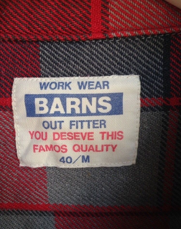 BARNS OUTFITTERS Barns Outfitters Workwear flannel Shirt Size US M / EU 48-50 / 2 - 3 Thumbnail