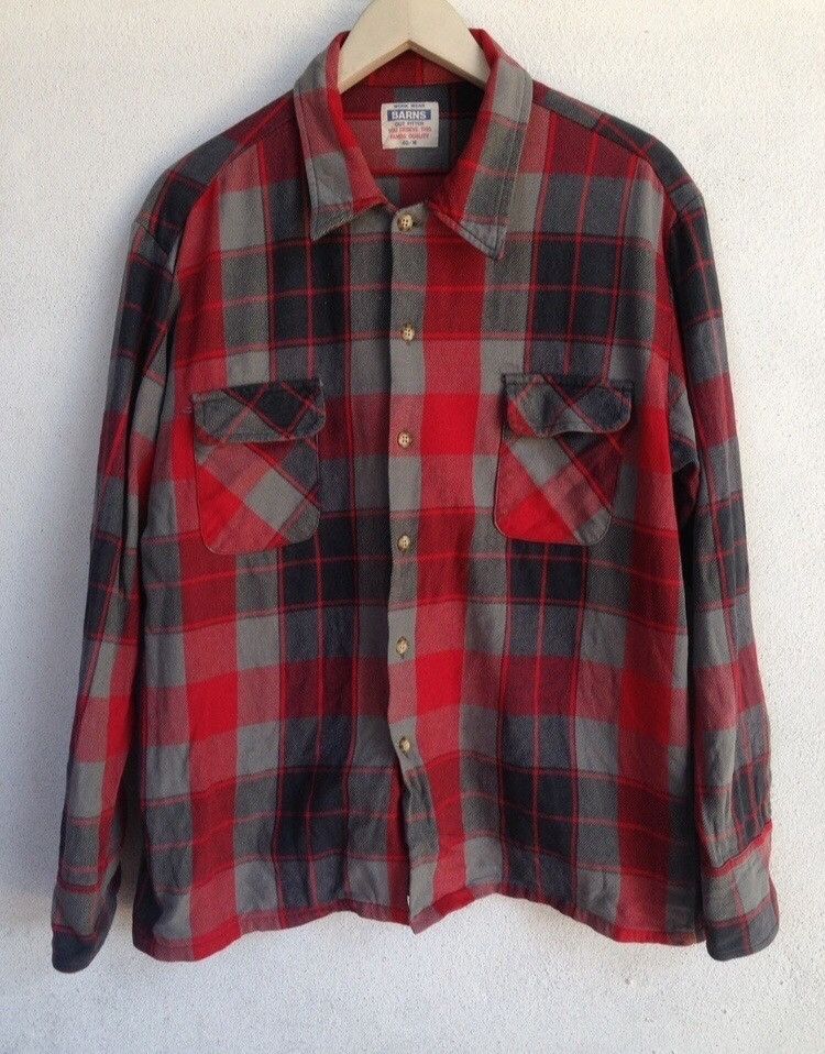 BARNS OUTFITTERS Barns Outfitters Workwear flannel Shirt Size US M / EU 48-50 / 2 - 1 Thumbnail