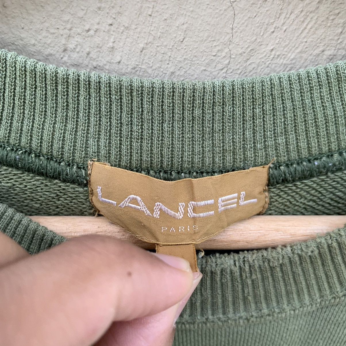 Vintage Vintage 90s Lancel Sweatshirt big logo Embroided Oversized Size US L / EU 52-54 / 3 - 4 Thumbnail