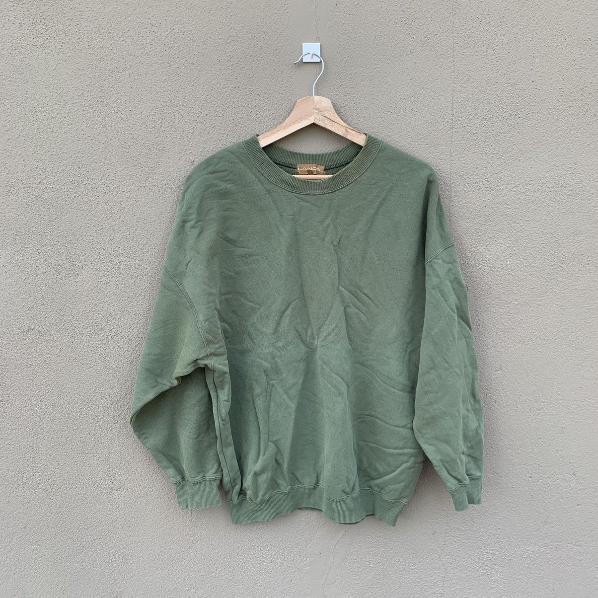 Vintage Vintage 90s Lancel Sweatshirt big logo Embroided Oversized Size US L / EU 52-54 / 3 - 3 Thumbnail