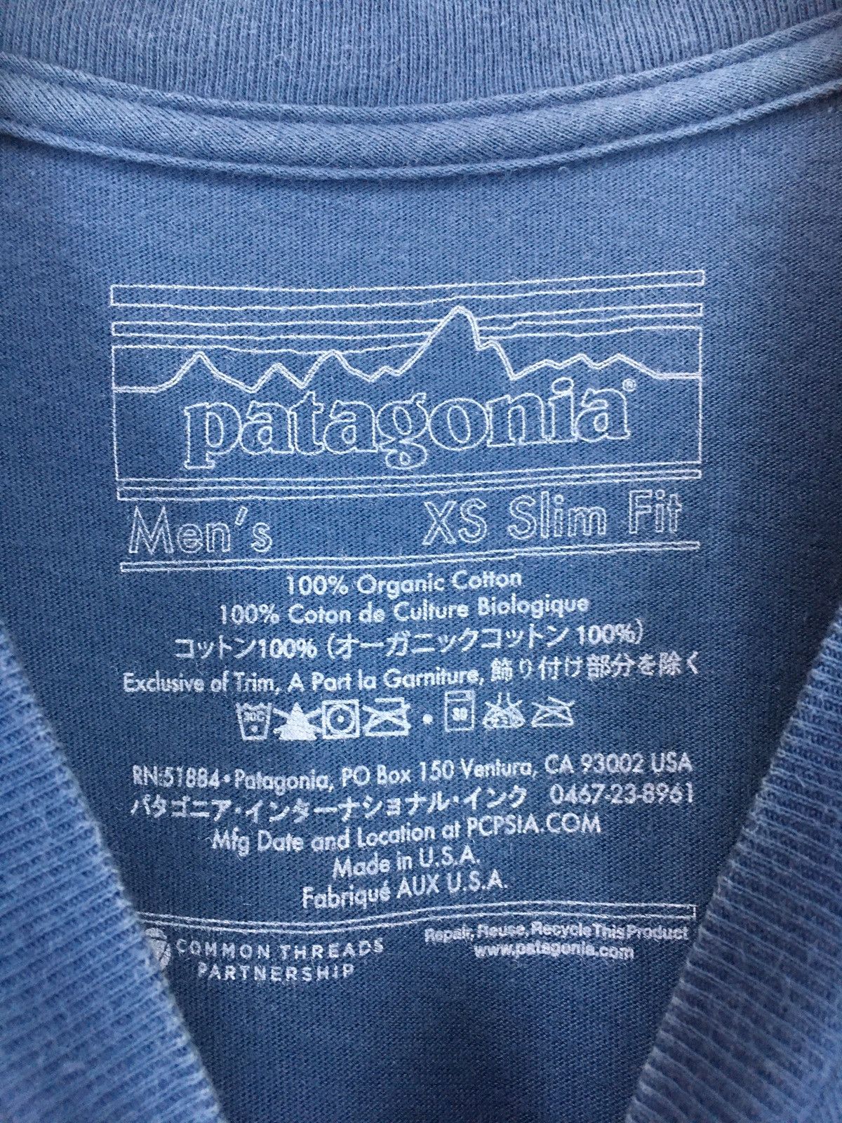 Patagonia Patagonia pocket tee slim fit Size US XS / EU 42 / 0 - 5 Thumbnail