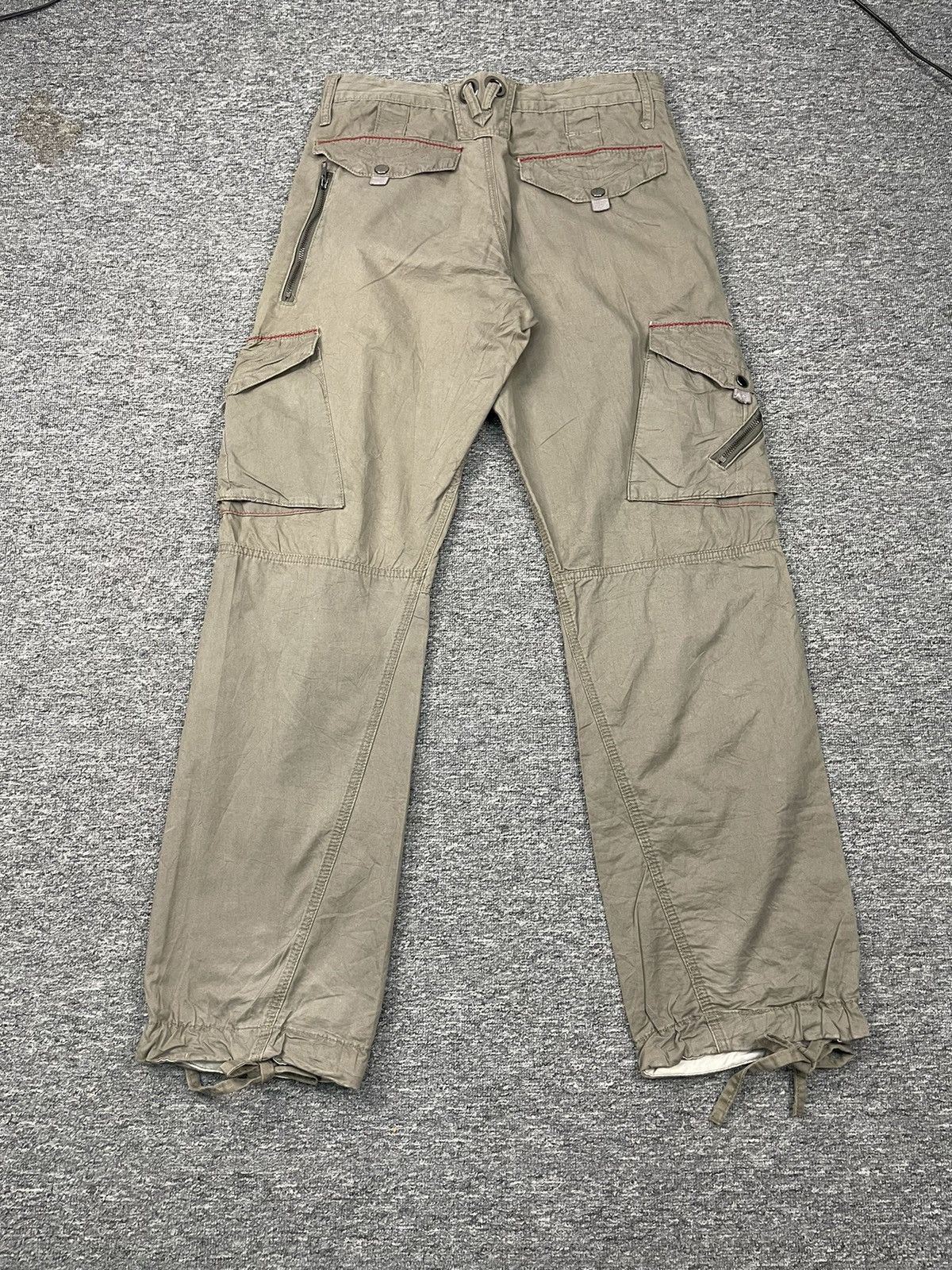 Japanese Brand Utility Tactical Cargo Pant Baggy Parachute Multipocket Size US 32 / EU 48 - 3 Thumbnail