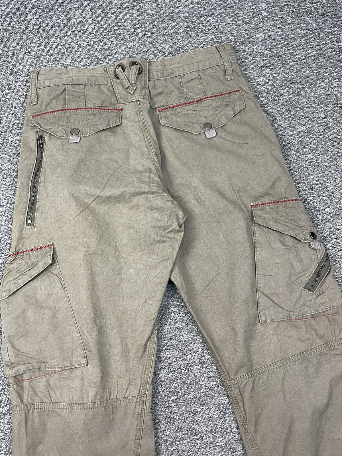 Japanese Brand Utility Tactical Cargo Pant Baggy Parachute Multipocket Size US 32 / EU 48 - 10 Thumbnail