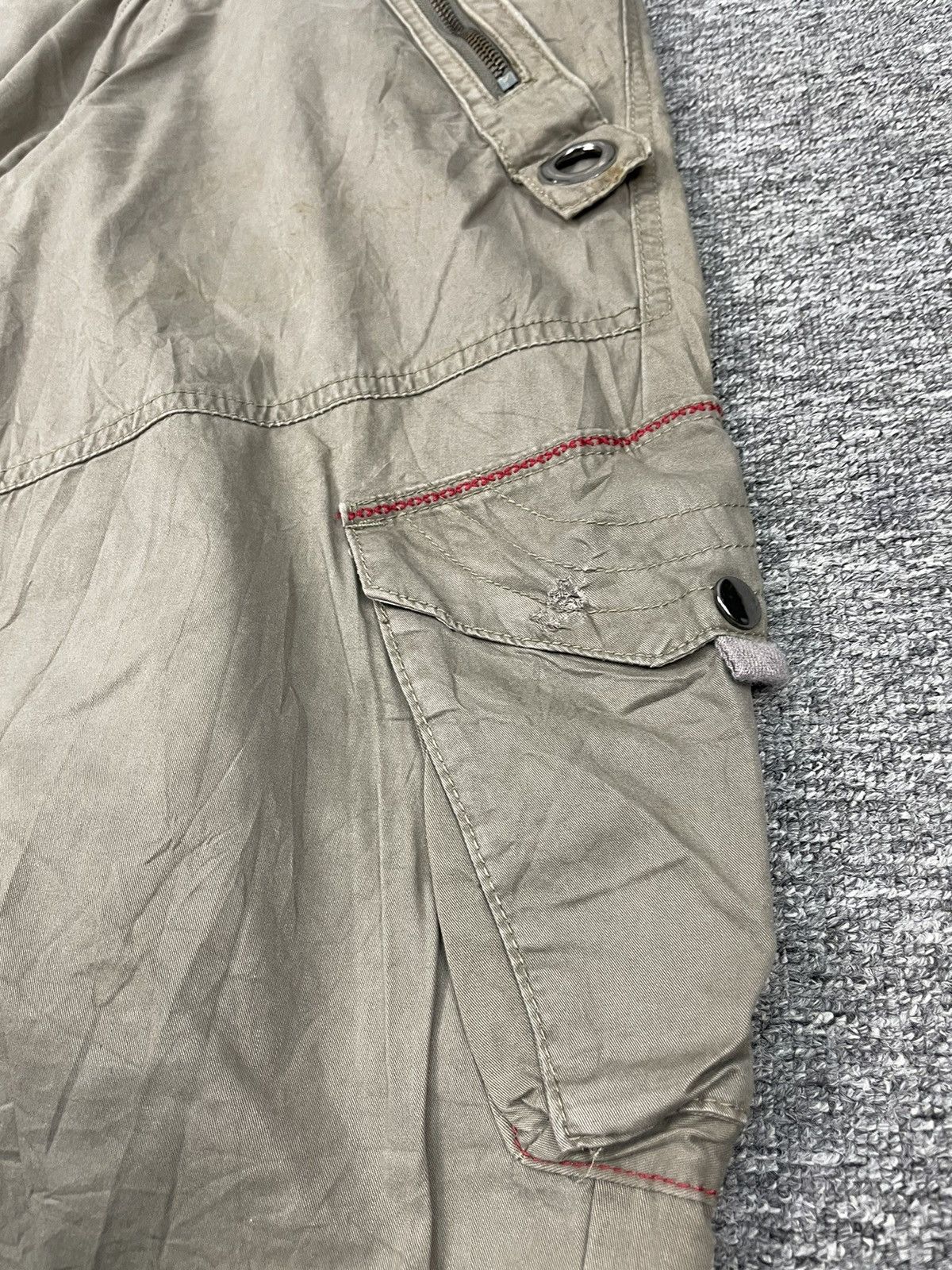 Japanese Brand Utility Tactical Cargo Pant Baggy Parachute Multipocket Size US 32 / EU 48 - 7 Thumbnail