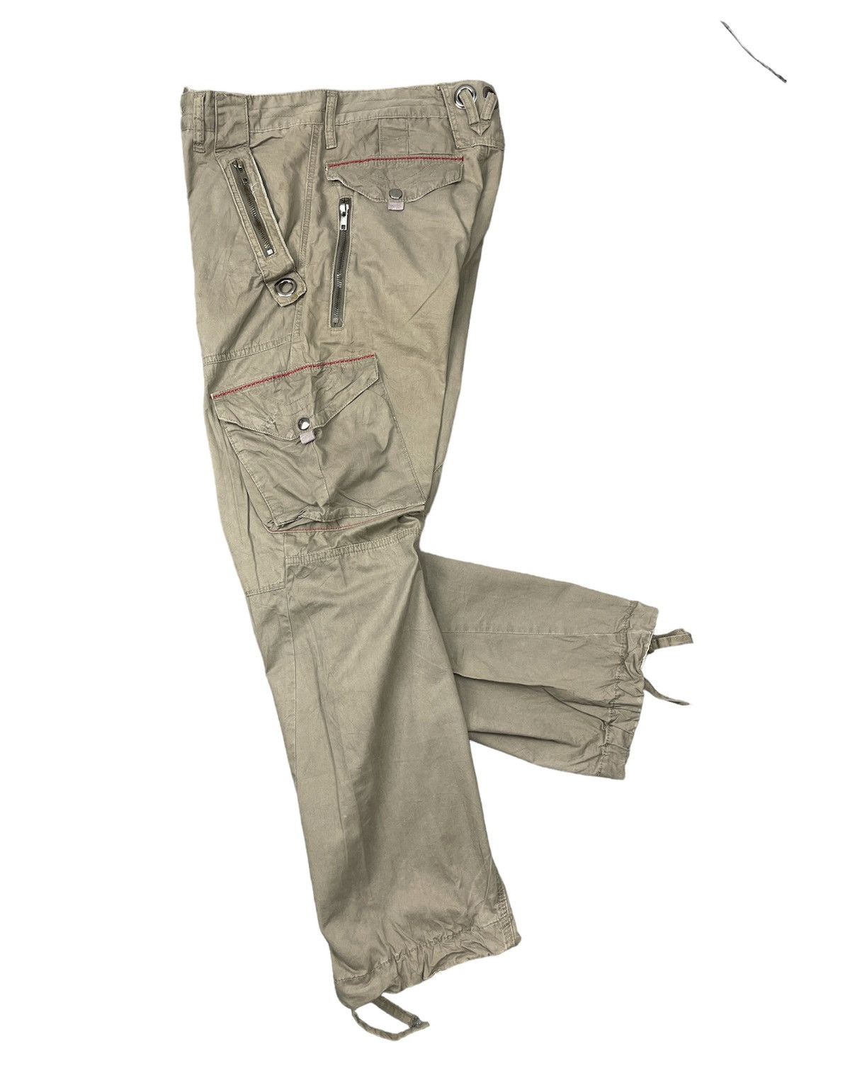 Japanese Brand Utility Tactical Cargo Pant Baggy Parachute Multipocket Size US 32 / EU 48 - 1 Thumbnail