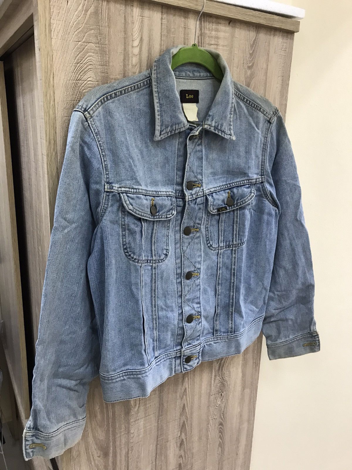 Lee Vintage 90’s 🔥 Lee Distressed Denim Jacket Size M / US 6-8 / IT 42-44 - 10 Thumbnail
