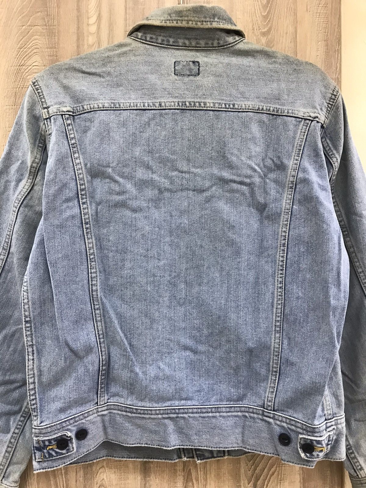 Lee Vintage 90’s 🔥 Lee Distressed Denim Jacket Size M / US 6-8 / IT 42-44 - 20 Thumbnail