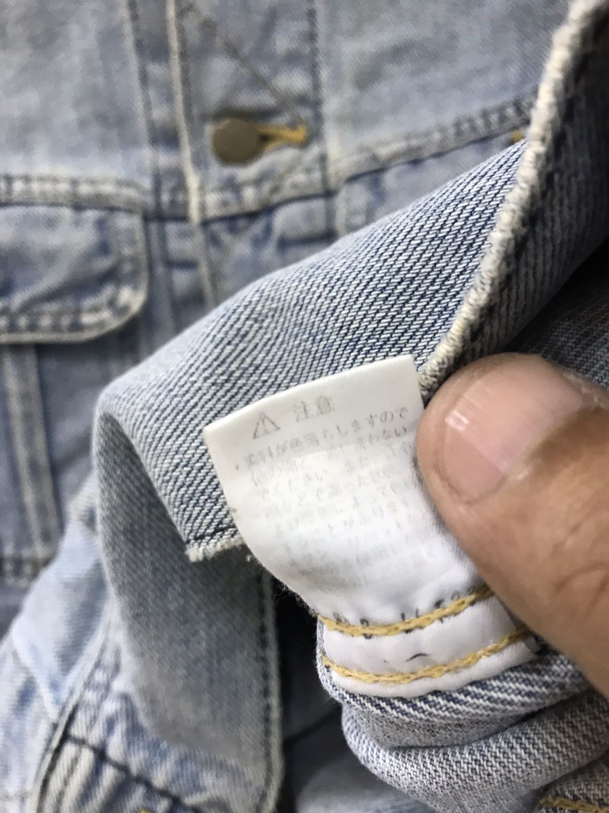 Lee Vintage 90’s 🔥 Lee Distressed Denim Jacket Size M / US 6-8 / IT 42-44 - 17 Thumbnail