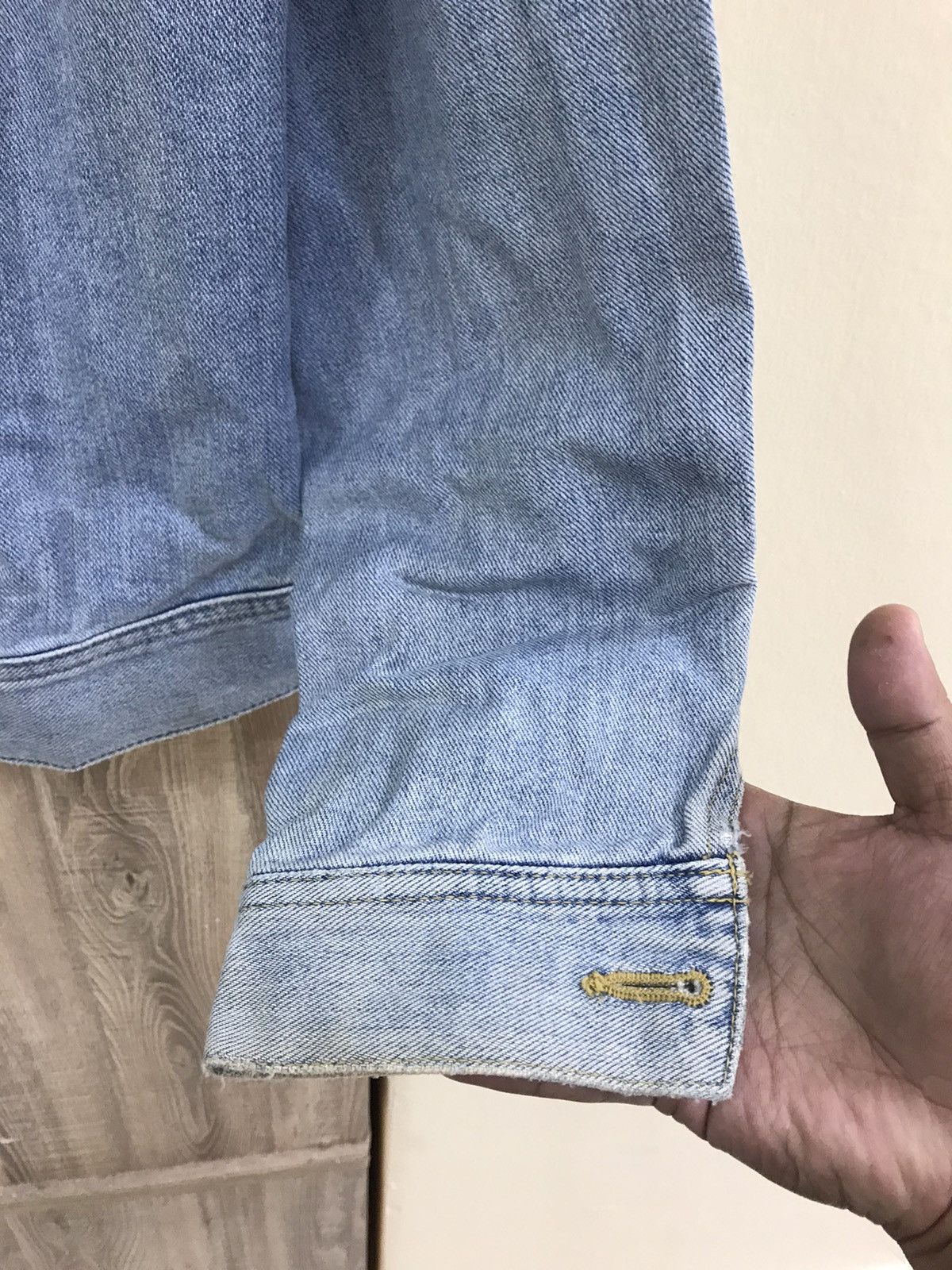 Lee Vintage 90’s 🔥 Lee Distressed Denim Jacket Size M / US 6-8 / IT 42-44 - 12 Thumbnail