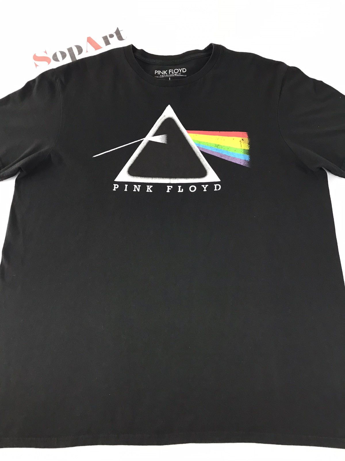 Band Tees × Pink Floyd Rock Band Pink Floyd Album The Dark Side Of The Moon Tee Size US L / EU 52-54 / 3 - 3 Thumbnail