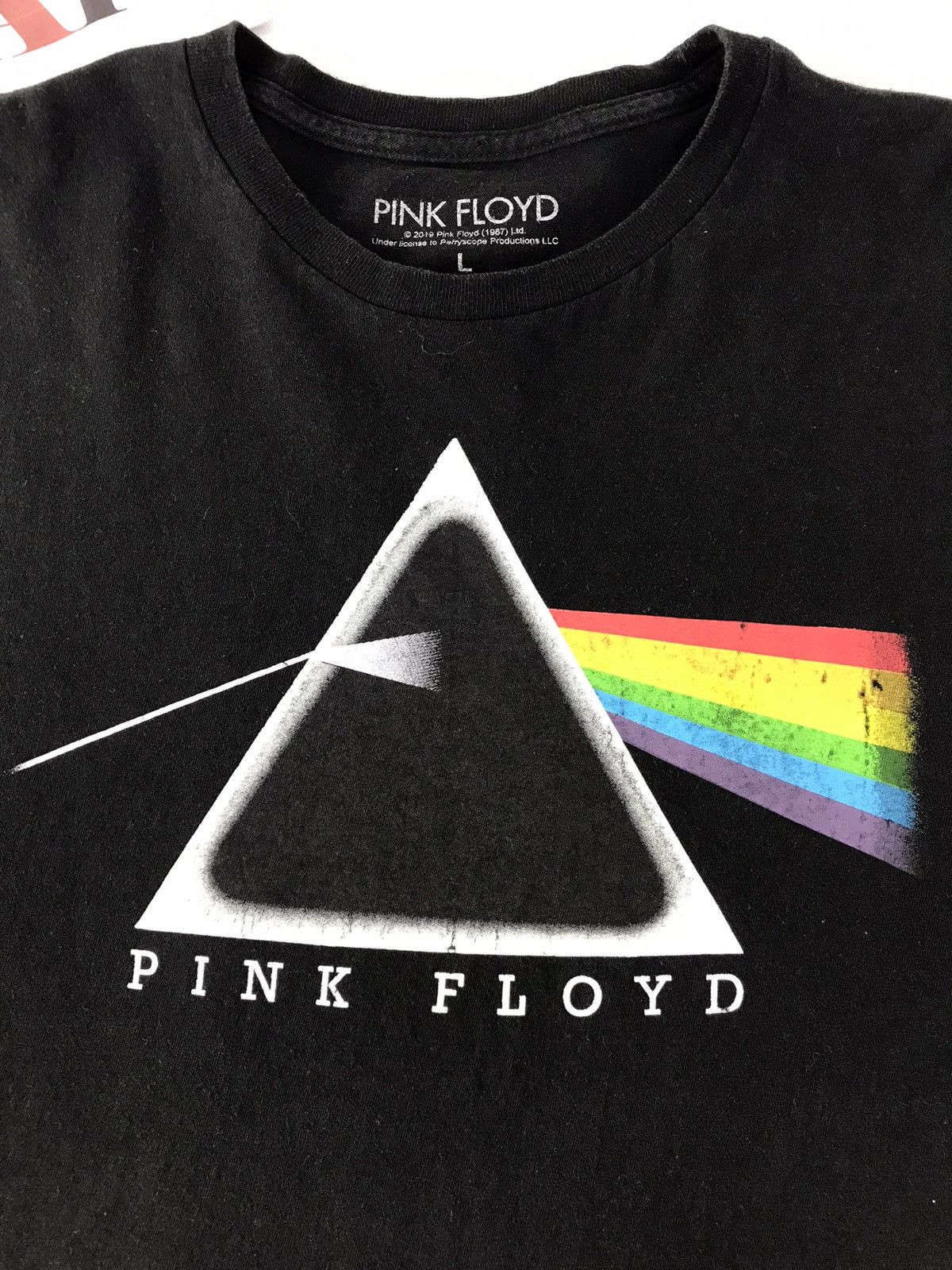 Band Tees × Pink Floyd Rock Band Pink Floyd Album The Dark Side Of The Moon Tee Size US L / EU 52-54 / 3 - 4 Thumbnail