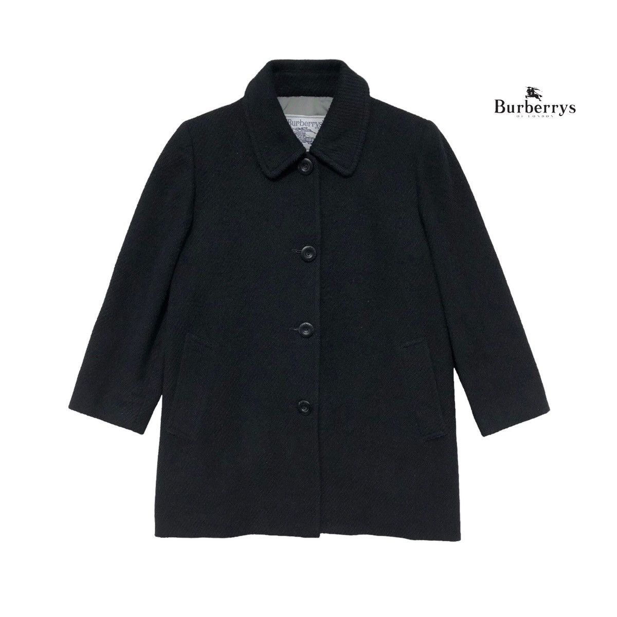 Burberry Vintage Burberrys Wool Coat / Jacket Size L / US 10 / IT 46 - 1 Thumbnail