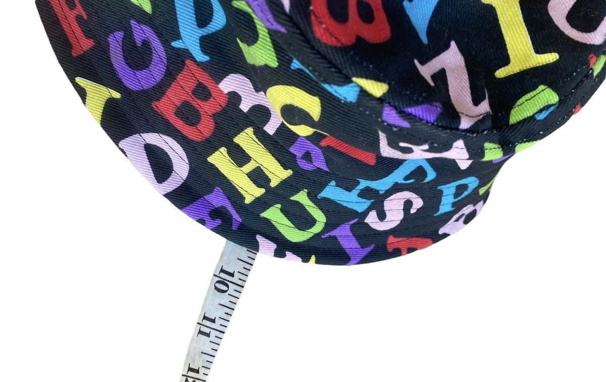 Jeremy Scott GRAIL🔥JEREMY SCOTT🇺🇸 PATCHWORK MONOGRAM ABC BUCKET HATS Size ONE SIZE - 9 Thumbnail