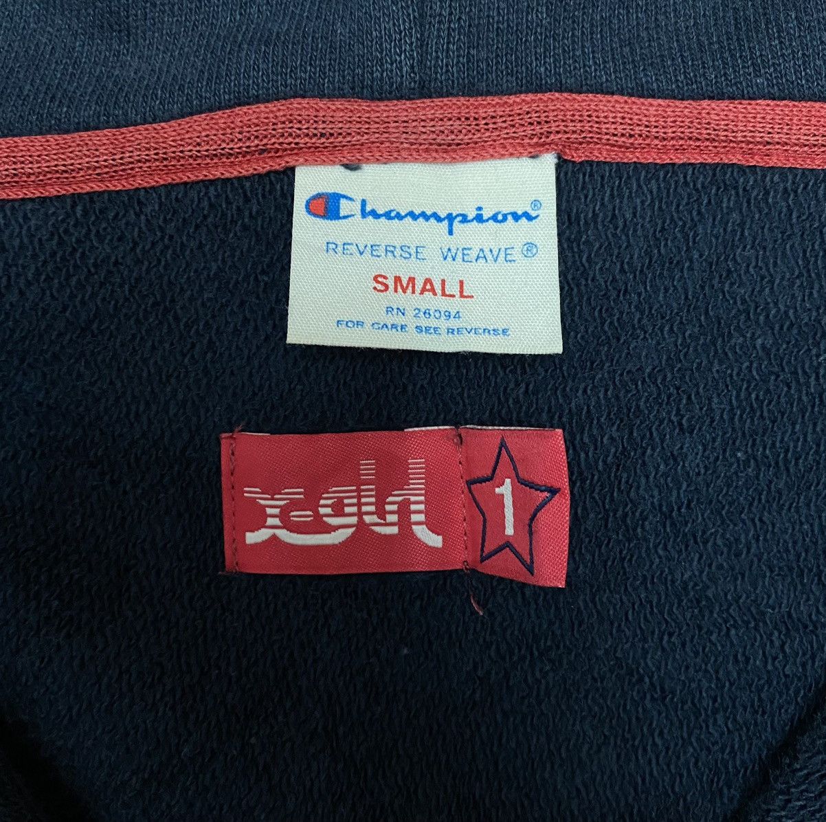Champion X-Girl x Champion Multi-Logo Patch Sweater Hoodie Size US S / EU 44-46 / 1 - 7 Thumbnail