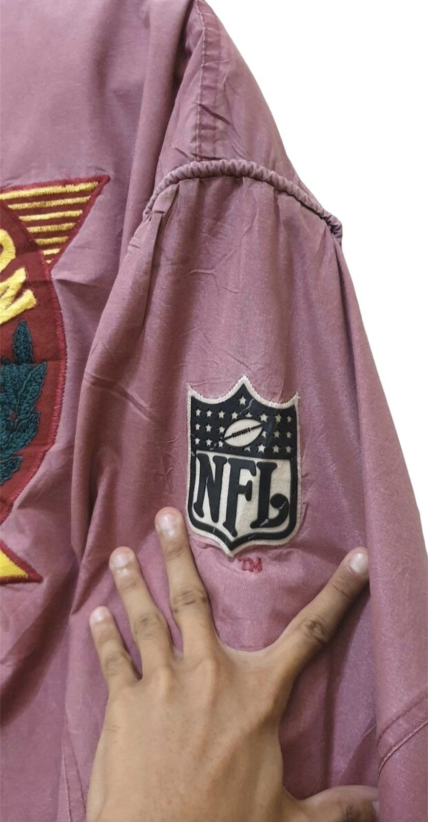 NFL Vintage NFL Washington Redskin Bomber Jacket Size US XL / EU 56 / 4 - 9 Thumbnail