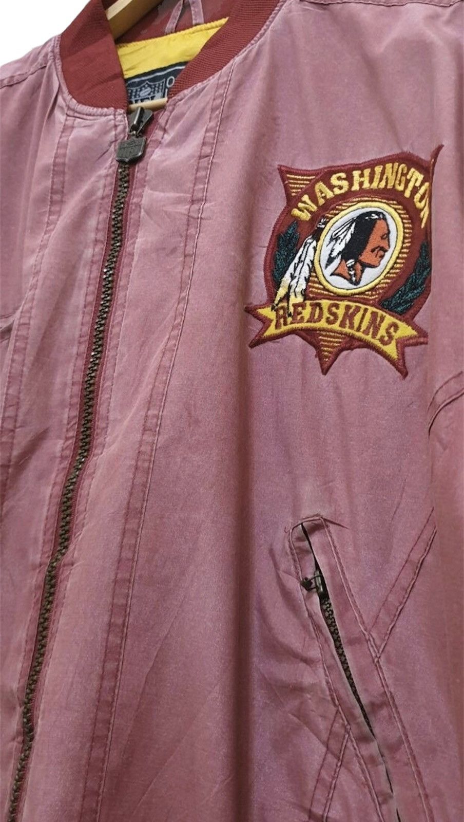 NFL Vintage NFL Washington Redskin Bomber Jacket Size US XL / EU 56 / 4 - 14 Thumbnail