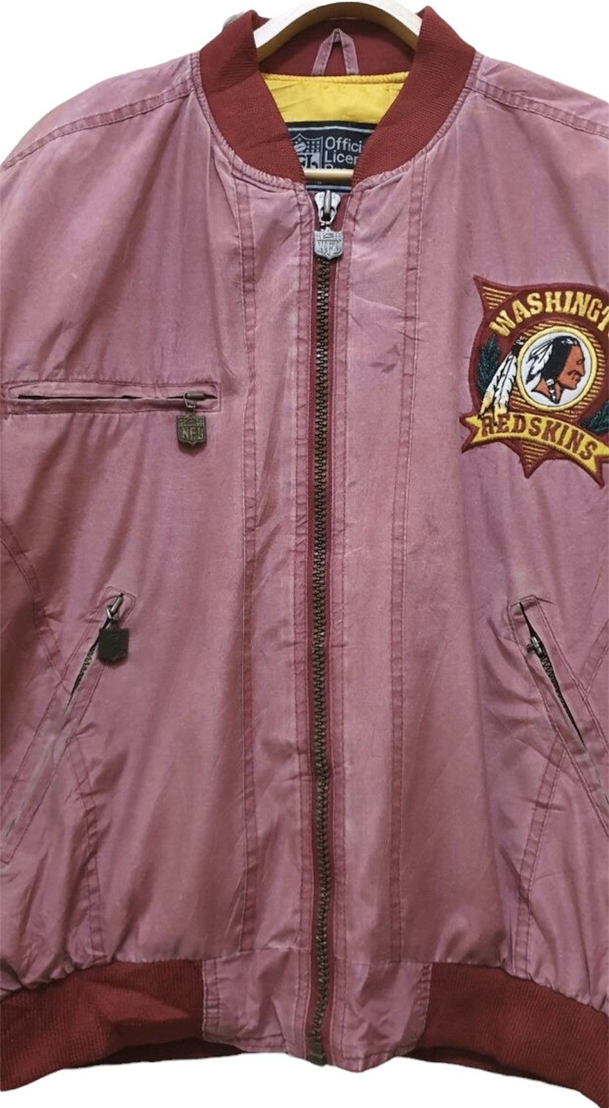 NFL Vintage NFL Washington Redskin Bomber Jacket Size US XL / EU 56 / 4 - 4 Thumbnail