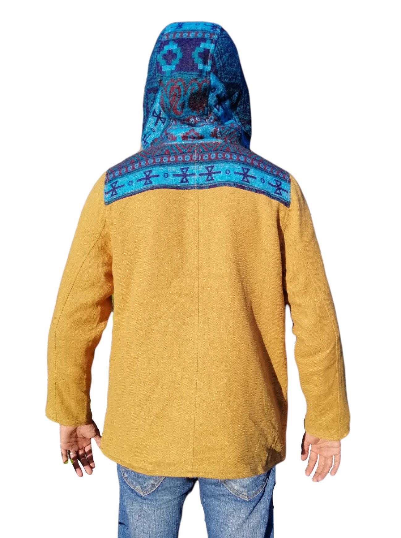 Japanese Brand Vintage AMINA Native Design Reversible Hoodie Jacket Size US S / EU 44-46 / 1 - 7 Thumbnail