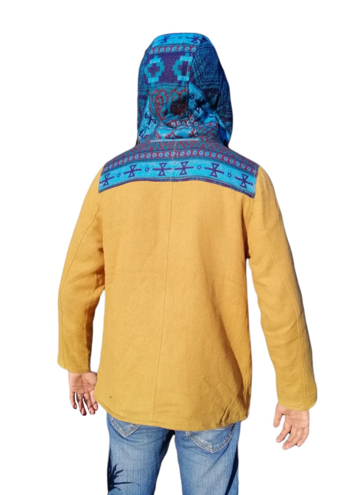 Japanese Brand Vintage AMINA Native Design Reversible Hoodie Jacket Size US S / EU 44-46 / 1 - 6 Thumbnail