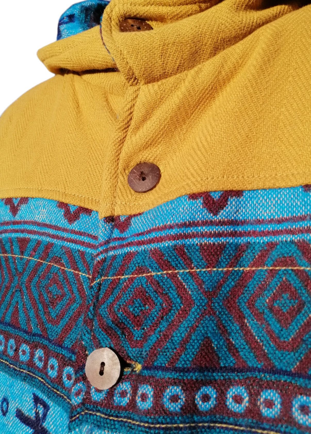 Japanese Brand Vintage AMINA Native Design Reversible Hoodie Jacket Size US S / EU 44-46 / 1 - 18 Thumbnail