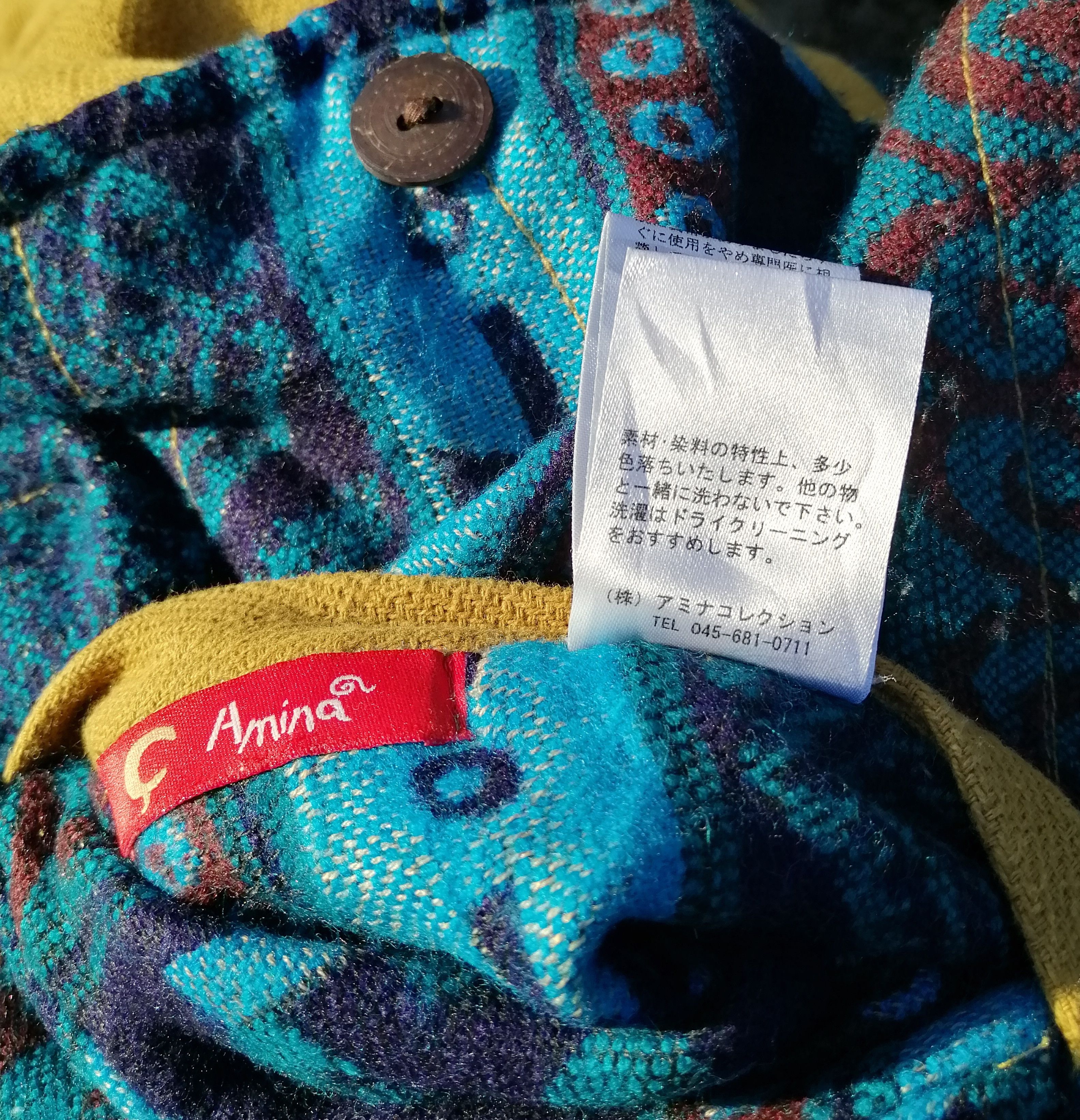 Japanese Brand Vintage AMINA Native Design Reversible Hoodie Jacket Size US S / EU 44-46 / 1 - 21 Thumbnail
