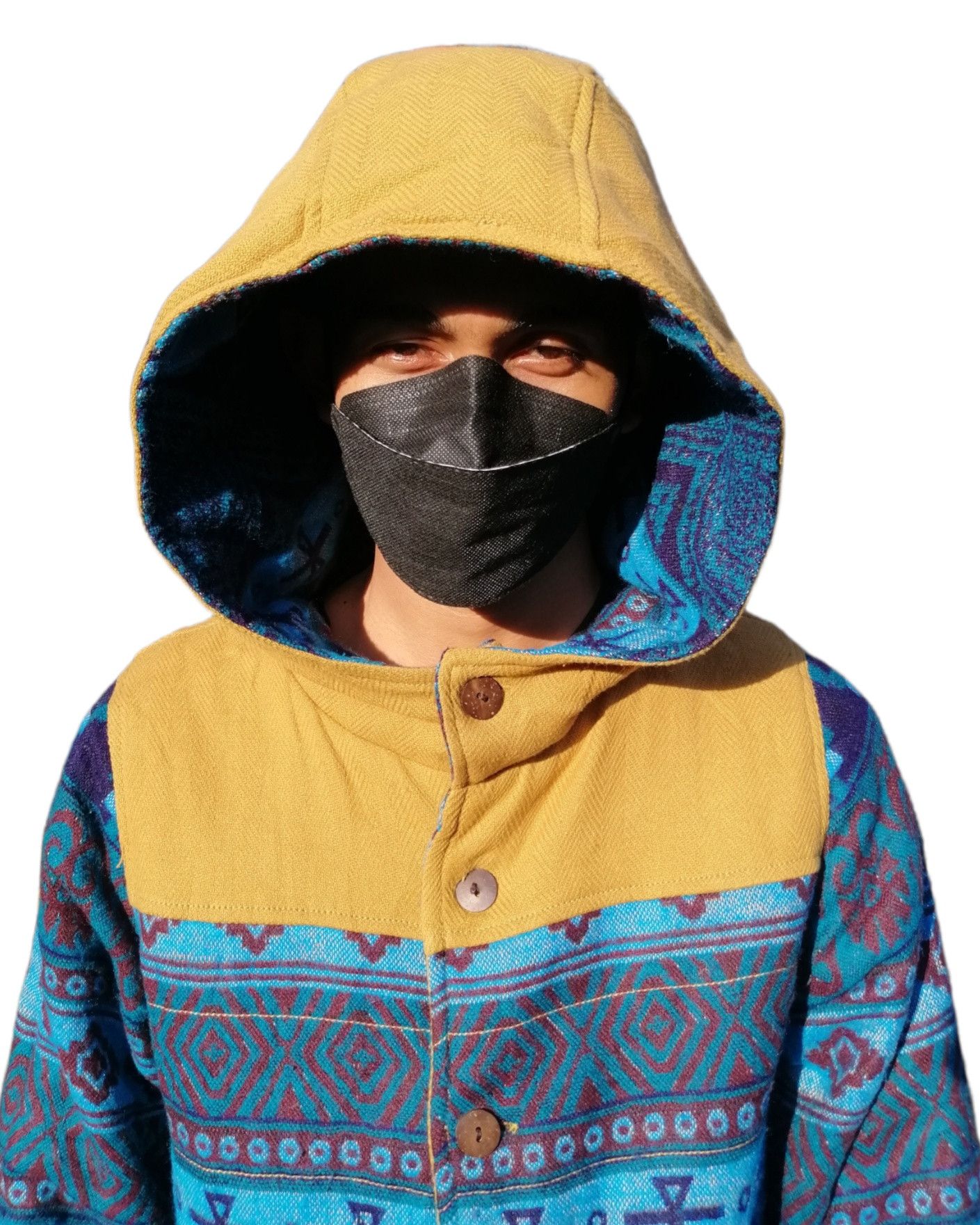 Japanese Brand Vintage AMINA Native Design Reversible Hoodie Jacket Size US S / EU 44-46 / 1 - 10 Thumbnail
