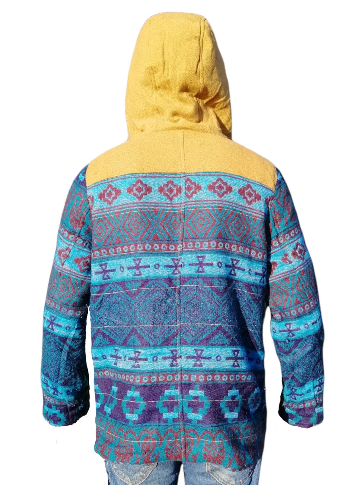 Japanese Brand Vintage AMINA Native Design Reversible Hoodie Jacket Size US S / EU 44-46 / 1 - 15 Thumbnail