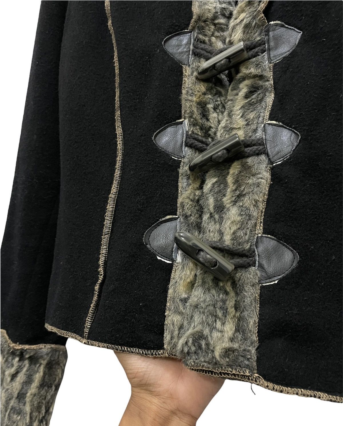 Sandro Sandro Laine Cashmere Wool Duffle Jacket Size S / US 4 / IT 40 - 8 Thumbnail
