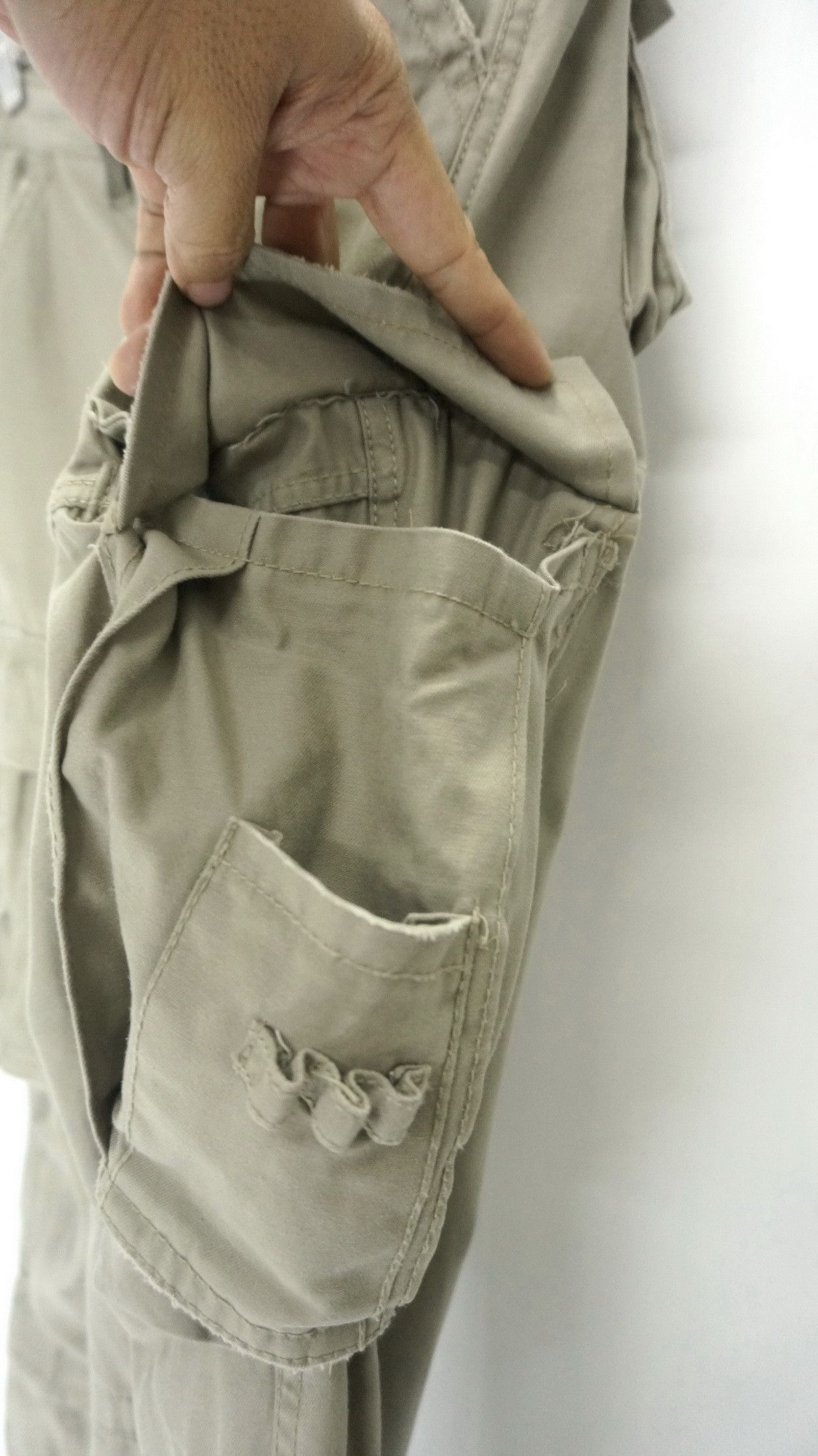 Japanese Brand Japan OLD ARMY & CO Dusty Olive Multipocket Cargo Pants Size US 32 / EU 48 - 12 Thumbnail
